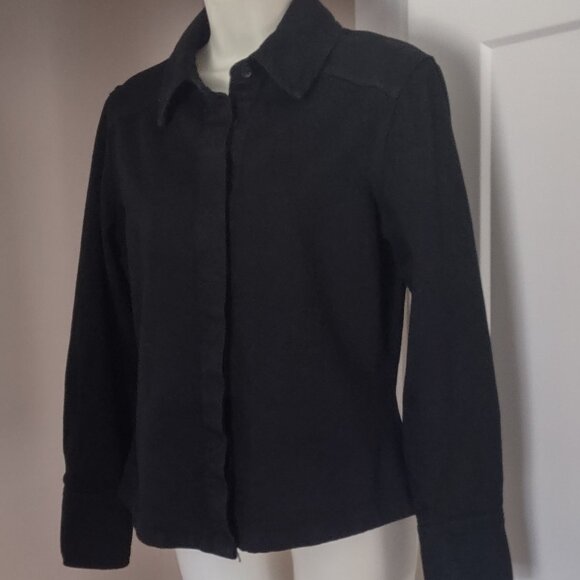 NWT ZARA SLIM DENIM SHIRT ZW COLLECTION - MEDIUM.  Never Worn - Picture 7 of 13